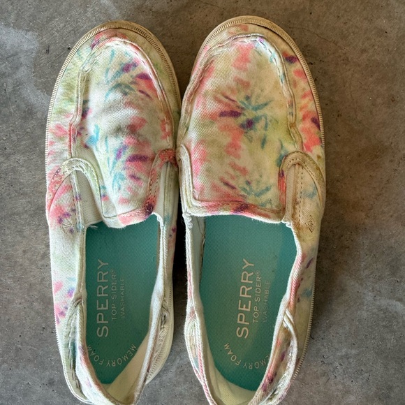 Sperry Kids Multicolor Tie-Dye Sneakers - Picture 1 of 1